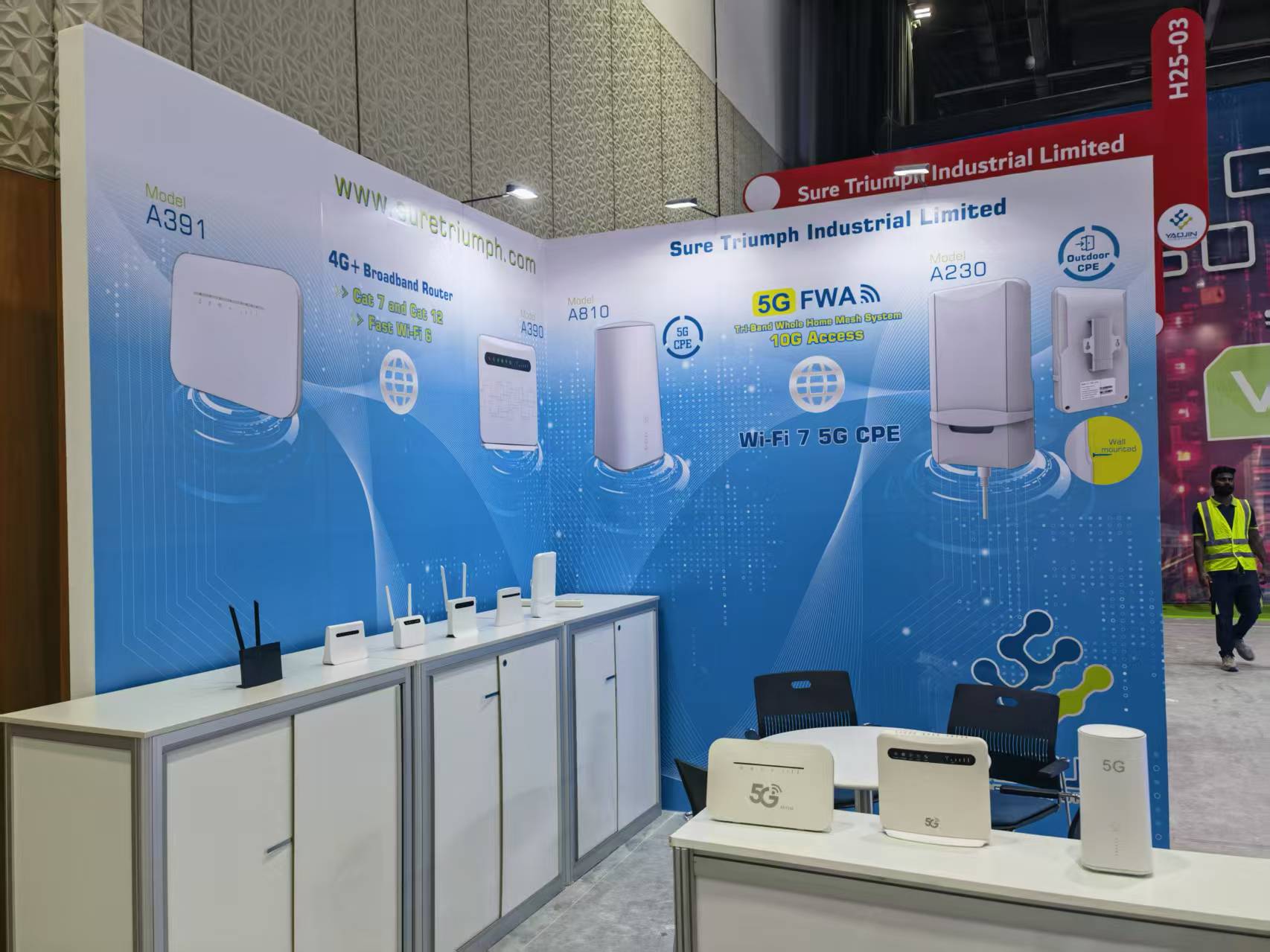 Yaojin participou da exposição Gitex 2025 em Dubai